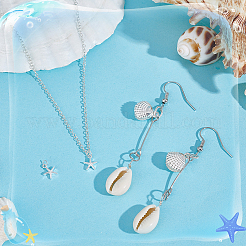 Starfish/Shell Shape 925 Sterling Silver Sea Animal Charms&nbsp;STER-PH0002-31
