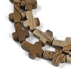 Natural Picture Jasper Beads Strands&nbsp;G-I369-A05-02