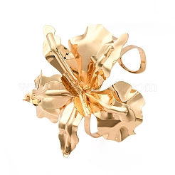 Alloy & Iron Cuff Bangles for Women&nbsp;BJEW-F501-01C-KCG