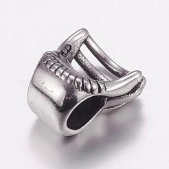 304 Stainless Steel European Beads&nbsp;STAS-P173-059AS