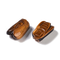Natural Tiger Eye Carved Insect Pendants&nbsp;G-I361-04A