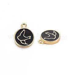 Brass Enamel Pendants&nbsp;KK-S356-670G-NF