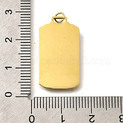 304 Stainless Steel Enamel Pendants&nbsp;STAS-R153-04G-03