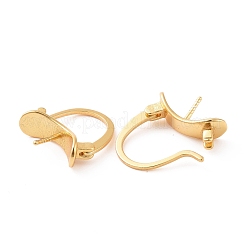 925 Sterling Silver Hoop Earring Findings&nbsp;STER-D035-25G