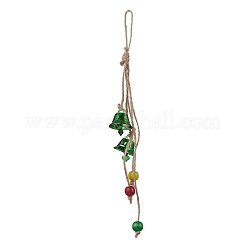 Iron Christmas Bell Pendant Decorations&nbsp;HJEW-JM03760-03