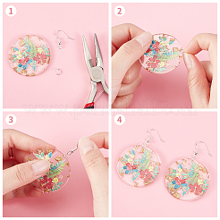 DIY Dangle Earring Making Kits&nbsp;DIY-CA0002-65