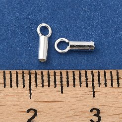 925 Sterling Silver Cord Ends&nbsp;STER-P055-01A-S