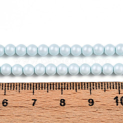 Baking Paint Pearlized Glass Pearl Bead Strands&nbsp;HY-N002-4mm-B01