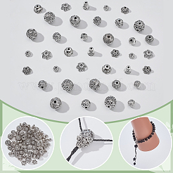 Tibetan Style Alloy 3 Hole Guru Beads&nbsp;TIBEB-ME0001-04