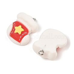 Christmas Theme Opaque Resin Pendants&nbsp;RESI-S08-05F