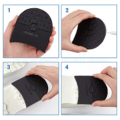 Anti Skid Rubber Shoes Bottom Heel Sole&nbsp;DIY-WH0319-41