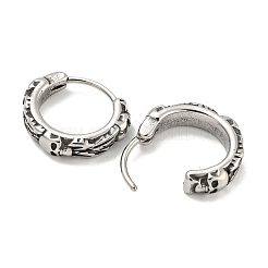 316 Surgical Stainless Steel Hoop Earrings&nbsp;EJEW-D096-12AS-27