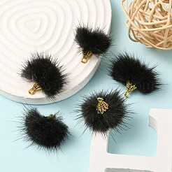 Faux Mink Fur Tassel Pendant Decorations&nbsp;FIND-YW0002-24A
