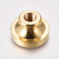 Brass Blank Stamp Head&nbsp;DIY-WH0148-09B