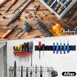 Iron Wall Mounted Tool Organizer Holder&nbsp;ODIS-WH0043-204