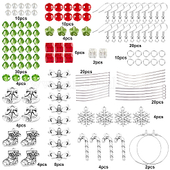 162Pcs DIY Christmas Themed Earring Making Kits&nbsp;DIY-SC0015-42