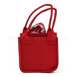 Non-woven Fabrics Christmas Santa Cluas Candy Gift Tote Bags&nbsp;ABAG-C011-01A