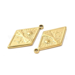 Ion Plating(IP) 304 Stainless Steel Pendants&nbsp;X-STAS-L020-038G