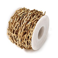 304 Stainless Steel Paperclip Chains&nbsp;CHS-K018-36G