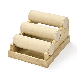 3 Layer Wood Jewelry Bracelet Displays Stands&nbsp;RDIS-K003-02B