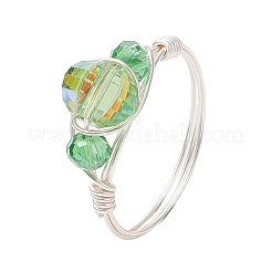 Glass Finger Rings&nbsp;RJEW-JR00925-02