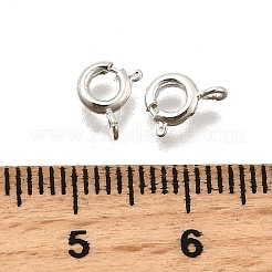 Eco-friendly Brass Spring Ring Clasps&nbsp;KK-D082-01E-S