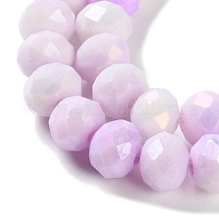 Electroplate Glass Beads Strands&nbsp;LAMP-S068-02Q