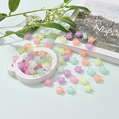 200Pcs Luminous Acrylic Beads&nbsp;TACR-YW0001-24