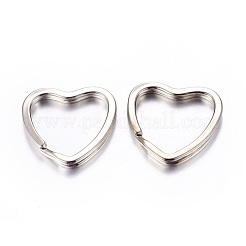 Heart Iron Split Key Rings&nbsp;X-E564-2