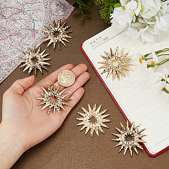 6Pcs Zinc Alloy Buttons&nbsp;BUTT-FH0001-042