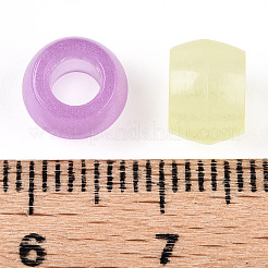 Transparent Luminous Acrylic Beads&nbsp;X-OACR-N137-34