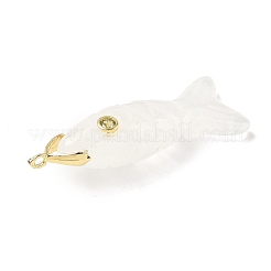 Natural Quartz Crystal Carved Pendants&nbsp;X-G-P599-07G-02
