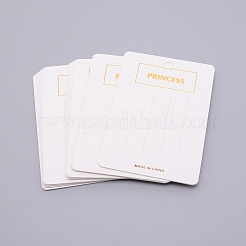 Paper Jewelry Display Cards&nbsp;CDIS-WH0016-02