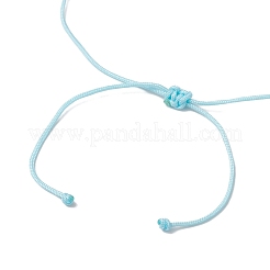 Nylon Braided Bead Adjustable Anklets&nbsp;AJEW-AN00605