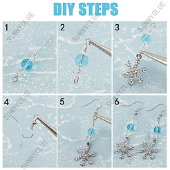 Christmas Snowflake DIY Earring Making Kit&nbsp;DIY-SC0022-79