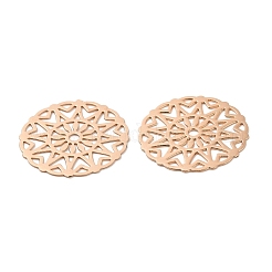 Long-Lasting Plated Brass Filigree Joiners&nbsp;KK-K336-13KCG