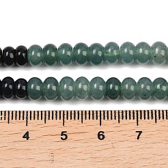 Watermelon Stone Glass & Dyed Natural White Jade Beads Strands&nbsp;G-Z135-C03
