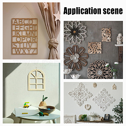 Laser Cut Wooden Cup Mat&nbsp;WOOD-WH0015-25