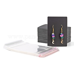 200Pcs 2 Style Cardboard Display Cards and OPP Cellophane Bags&nbsp;CDIS-LS0001-05C