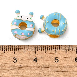 Cartoon Animal Donut Alloy Enamel European Beads&nbsp;FIND-U008-02G-C
