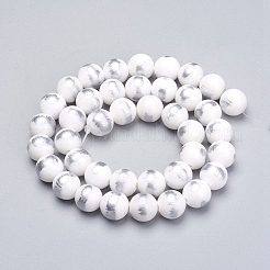 Natural Mashan Jade Beads Strands&nbsp;G-G833-12mm-23
