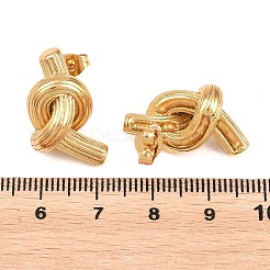 304 Stainless Steel Stud Earrings&nbsp;EJEW-L317-01G-01