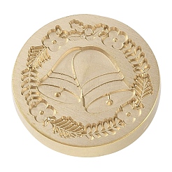 Christmas Series Wax Seal Brass Stamp Head&nbsp;LS-AJEW-M037-01G-22