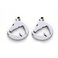 Tarnish Resistant 201 Stainless Steel Pendants&nbsp;STAS-N092-49