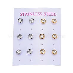304 Stainless Steel Stud Earrings&nbsp;EJEW-L251-B01