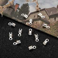 Brass Cord Ends&nbsp;X-KK-E182-S