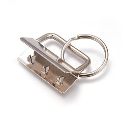 Electroplate Iron Split Key Rings&nbsp;IFIN-WH0044-01C-P