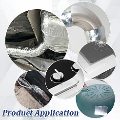 Aluminum Foil Adhesive Tape&nbsp;AJEW-WH0696-562