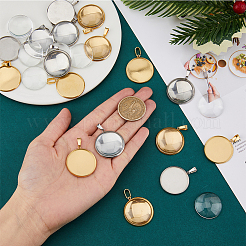 DIY Blank Domen Pendant Making Kit&nbsp;DIY-DC0002-09