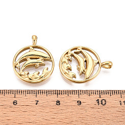 304 Stainless Steel Pendants&nbsp;STAS-T068-48G